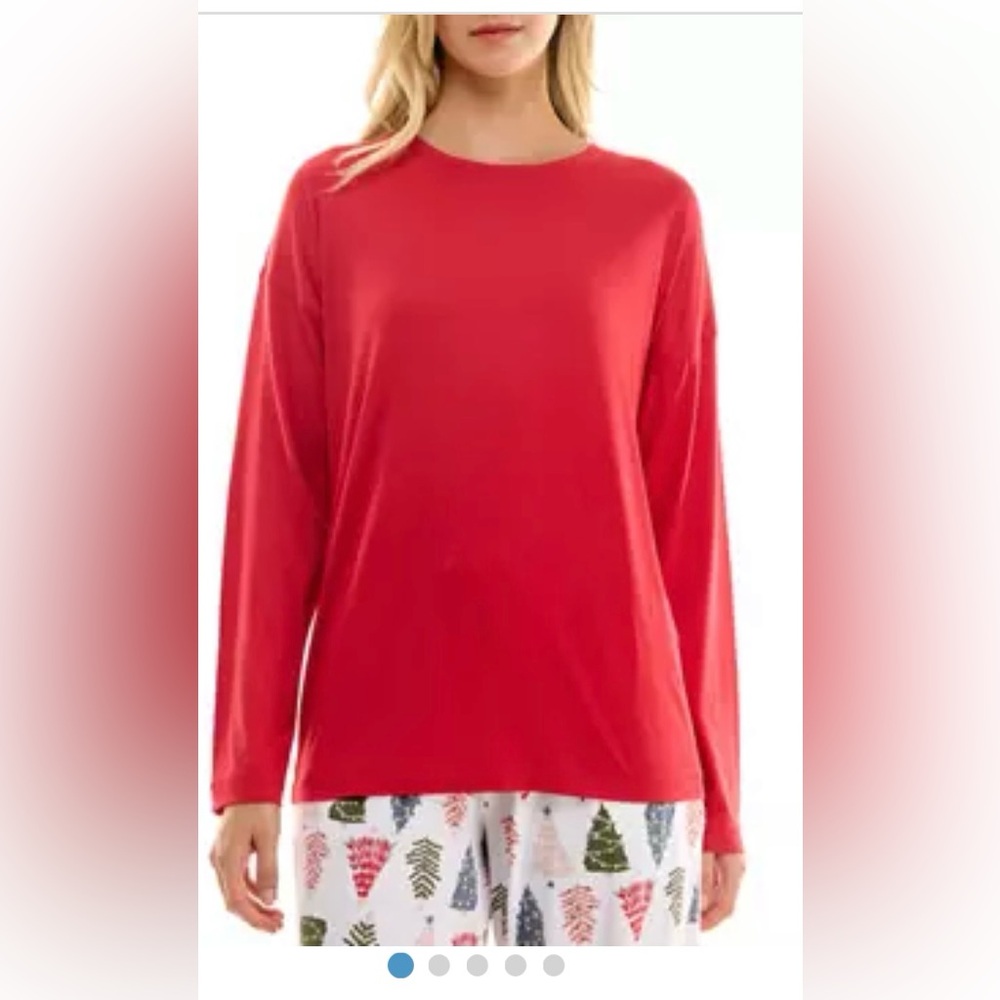 👗Wonderly red sleep tee